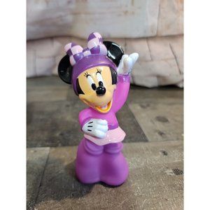 Minnie Mouse pink race car driver Disney toy figure